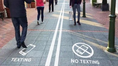 Stockholm  texting lanes