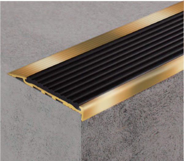 NEW Classic Tredfx Stair Nosing Range in Solid Brass CAG