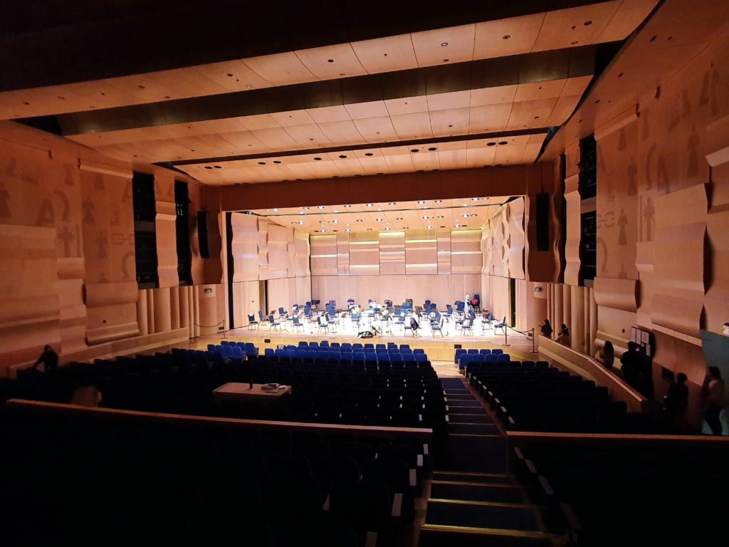 school stair nosing installation for st leonard melbourne assembly hall