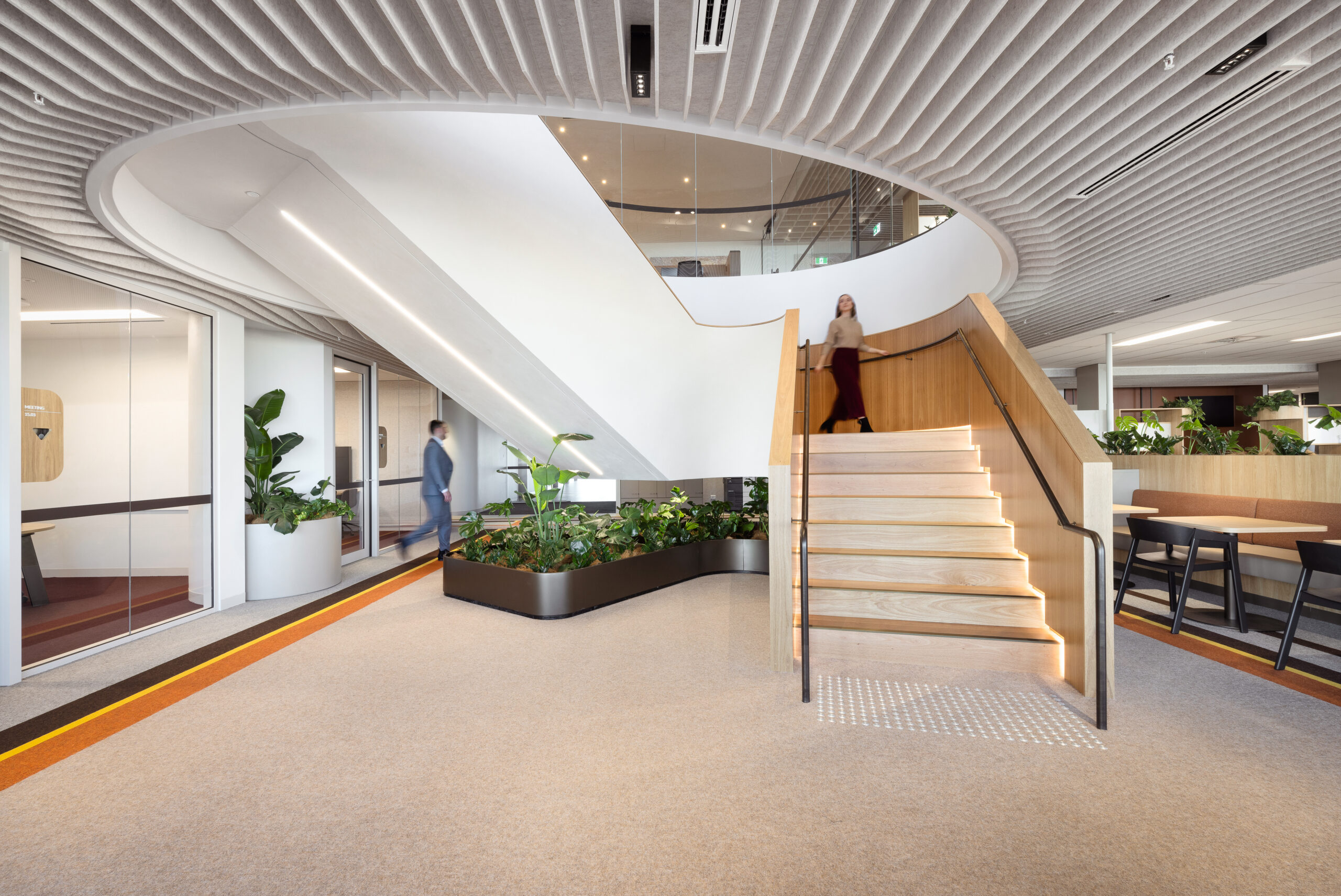 snb031 commercial stair nosing specification for Allianz, Adelaide