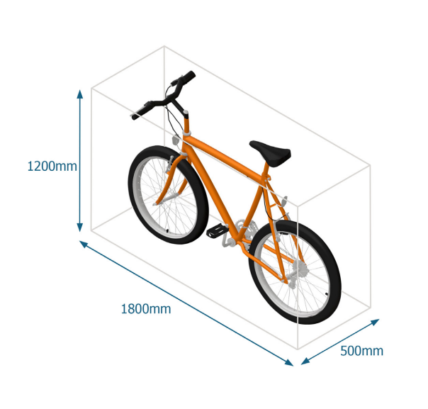 bicycle parking envelope