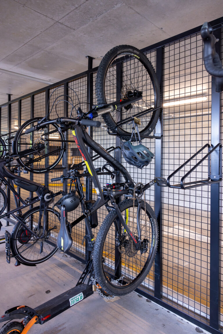 Vertical Bike Rack | Vertical Bicycle Rack | Safe and Organised