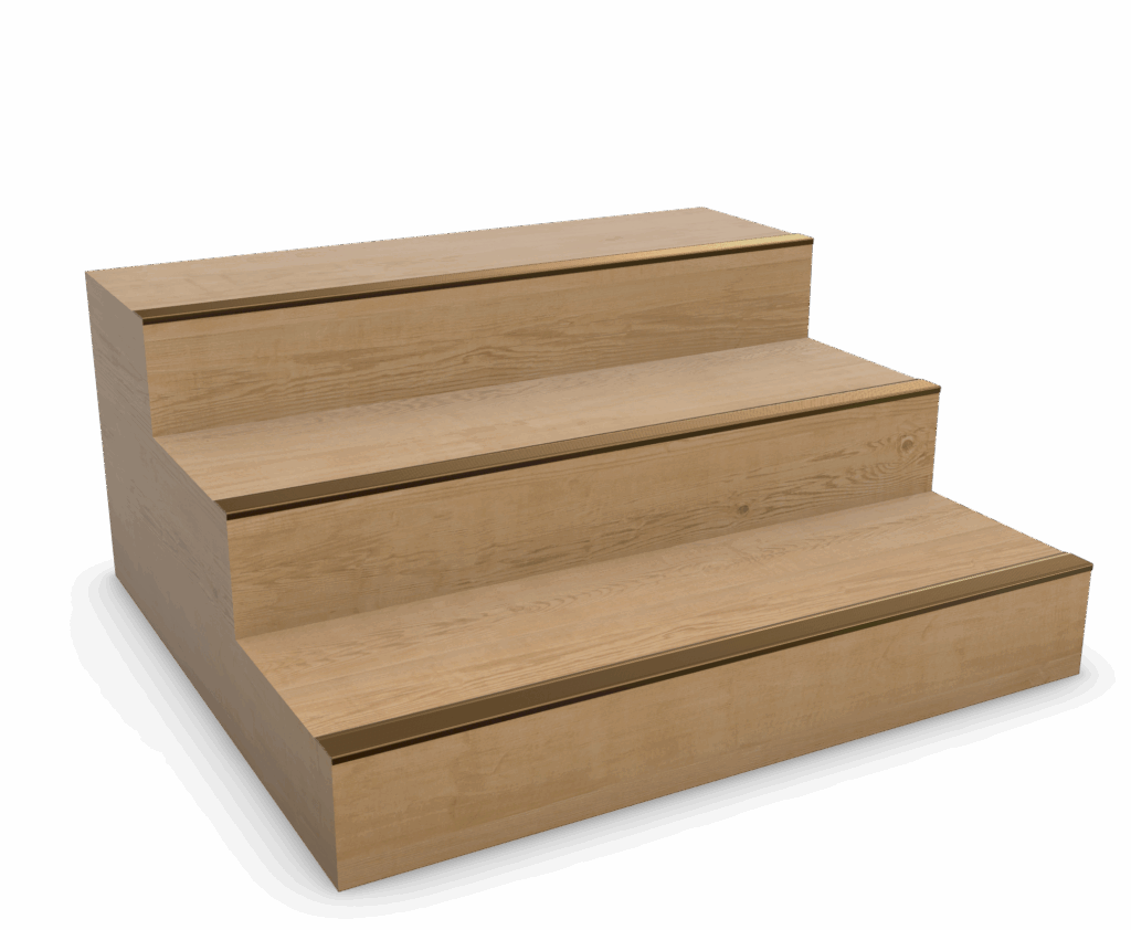 Classic Tredfx Aluminium Stair Nosings in Bronze