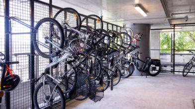 Space-Saving Strategies: Vertical and Two-Tier Bike Racks for Limited Footprint Sites image