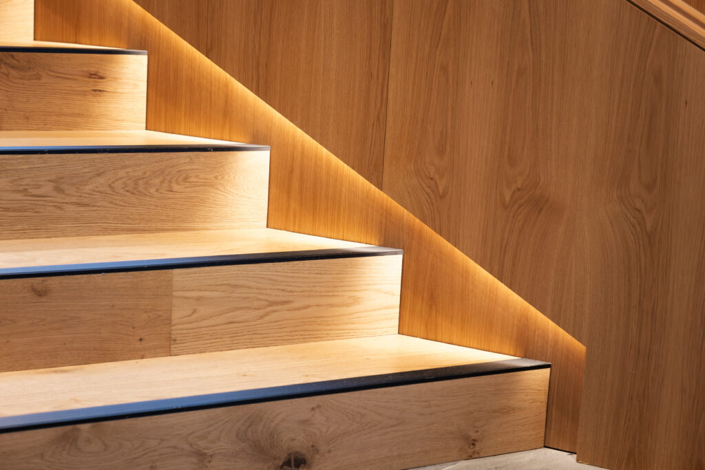 surface mounted stair nosings installed at officeworks head office chadstone place