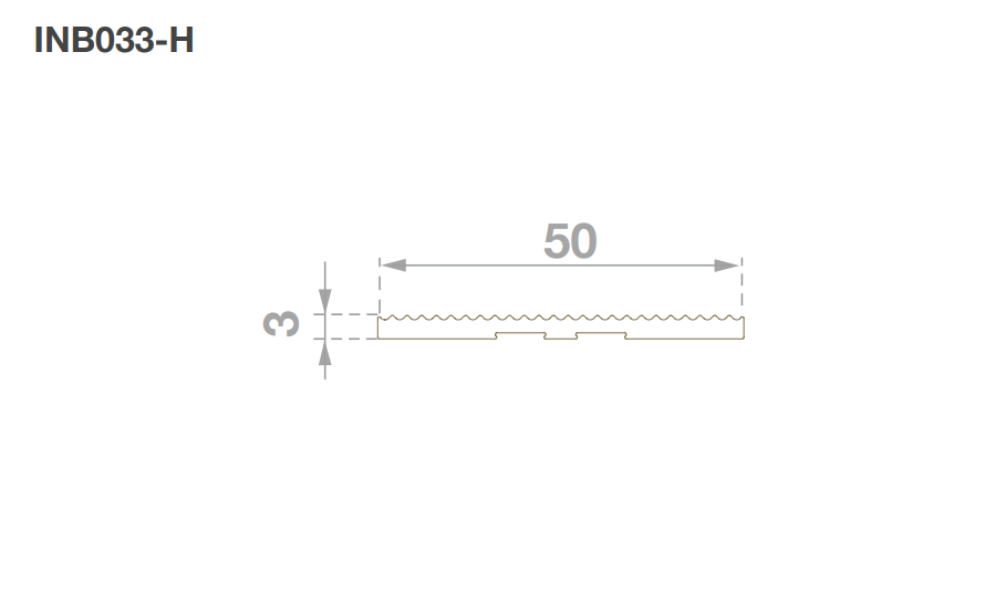 inb033-h solid brass stair nosing cad drawing